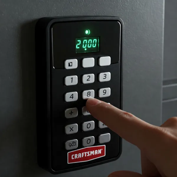 Programming Craftsman garage door keypad